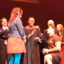 STAGE TUBE: LEGALLY BLONDE Castmates Get Engaged on Stage!