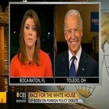 VIDEO: VP Joe Biden Discusses Last Night's Debate on CBS THIS MORNING