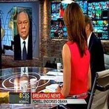 VIDEO: Colin Powell Endorses President Obama on CBS THIS MORNING