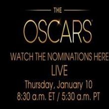 STAGE TUBE: Watch the Oscars Nominations LIVE Online This Morning
