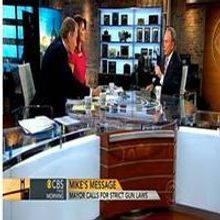 VIDEO: Mayor Bloomberg Talks Gun Control on CBS THIS MORNING