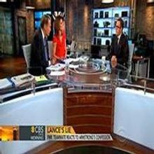 VIDEO: Former Armstrong Teammate Vaughters Visits CBS THIS MORNING