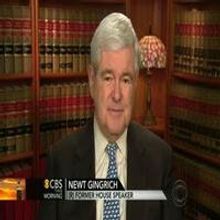 VIDEO: Newt Gingrich Talks Health Care on CBS THIS MORNING