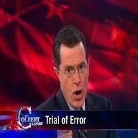 VIDEO: Trial of Error on Last Night's THE COLBERT REPORT on Comedy Central
