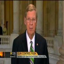 VIDEO: Sen. Johnny Isakson Talks Gun Control on CBS THIS MORNING