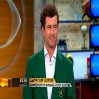 VIDEO: Masters Champion Adam Scott Visits CBS THIS MORNING