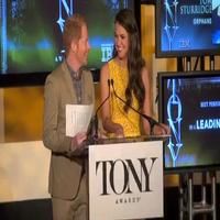 TV: Watch Sutton Foster & Jesse Tyler Ferguson Announce the 2013 Tony Nominations! Video