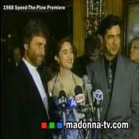 STAGE TUBE: Flashback - Madonna in SPEED-THE-PLOW's 1988 Opening on Broadway