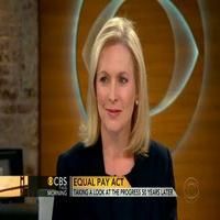 VIDEO: Sen. Gillibrand Talks Equal Pay Act on CBS THIS MORNING
