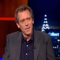 VIDEO: Hugh Laurie Visits THE COLBERT REPORT