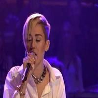 VIDEO: Miley Cyrus Performs 'Wrecking Ball' on FALLON Video