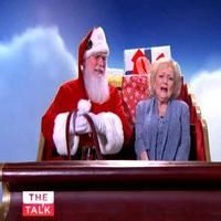 VIDEO: Betty White & Santa Swoop in to CBS's THE TALK
