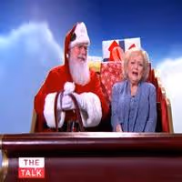 VIDEO: Betty White & Santa Swoop in to CBS's THE TALK Video