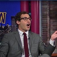 VIDEO: Andy Sandberg Rants on Super Bowl on LETTERMAN Video