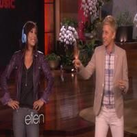 VIDEO: ELLEN Challenges DWTS's Cheryl Burke to New Beats Music App Game