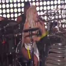 VIDEO: Lady Gaga Welcomes Puking During 'Swine' Performance at SXSW Festival