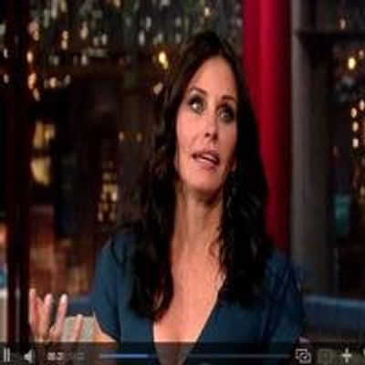 VIDEO: Courtney Cox Talks 'Friends' Reunion on LETTERMAN