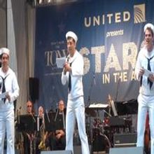 TV: ON THE TOWN's Broadway-Bound Sailors Storm Shubert Alley, Offer Performance…