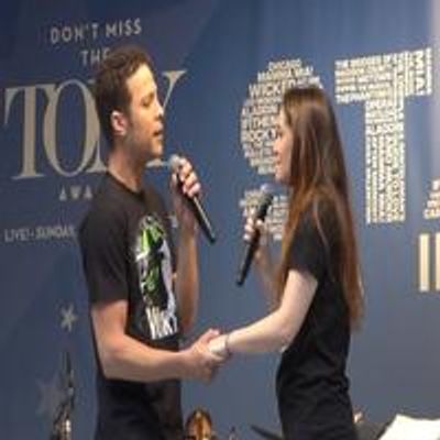 TV: Justin Guarini & Christine Dwyer Sing WICKED at STARS IN THE ALLEY