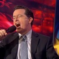 VIDEO: Stephen Croons for the NY Rangers on COLBERT REPORT