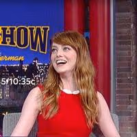 VIDEO: Emma Stone Talks Supernatural Encounters on LETTERMAN
