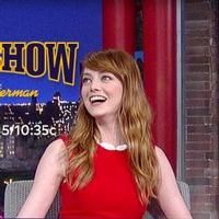 VIDEO: Emma Stone Talks Supernatural Encounters on LETTERMAN Video
