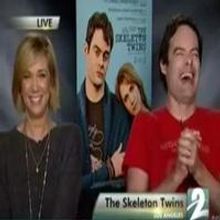 STAGE TUBE: Reporter Fails Interview with Kristen Wiig and Bill Hader of SKELETON…