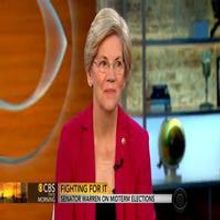 VIDEO: Sen. Elizabeth Warren Talks Midterm Elections on CBS THIS MORNING
