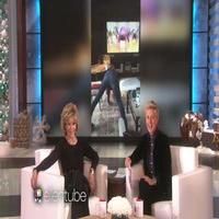 VIDEO: ELLEN Secretly Films Portia de Rossi's Jane Fonda Workout & Shares with… Video