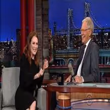 VIDEO: Julianne Moore Shares Her Inappropriate Christmas on LETTERMAN