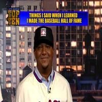 VIDEO: 2015 Baseball Hall of Fame Read LETTERMAN Top Ten List Video