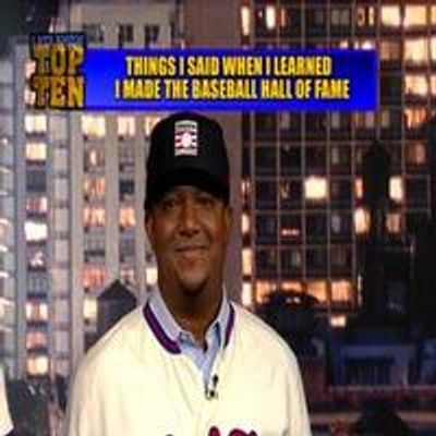 VIDEO: 2015 Baseball Hall of Fame Read LETTERMAN Top Ten List