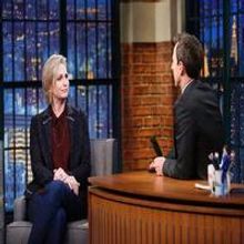 VIDEO: Jane Lynch Talks End of GLEE on 'Late Night'