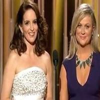 VIDEO: Tina Fey and Amy Poehler Jab at THE INTERVIEW, Bill Cosby, and More in Golden…
