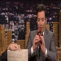 VIDEO: Jimmy Fallon Snake Charms a Cobra on TONIGHT SHOW