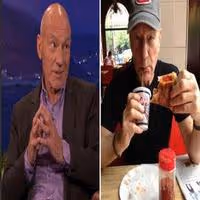 VIDEO: Patrick Stewart Debunks Pizza-Eating Rumors on CONAN! Video