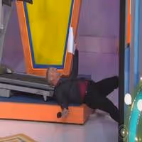 VIDEO: Watch PRICE IS RIGHT Announcer Wipe Out While Demonstrating Treadmill Prize! Video