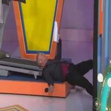VIDEO: Watch PRICE IS RIGHT Announcer Wipe Out While Demonstrating Treadmill Prize!