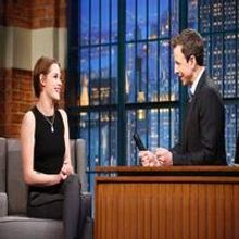 VIDEO: Kristen Stewart Talks New Film 'Still Alice' on LATE NIGHT