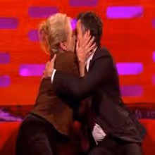 VIDEO: Meryl Streep Can't Hold Back Kissing Mark Ruffalo: 'I Was Looking for An…