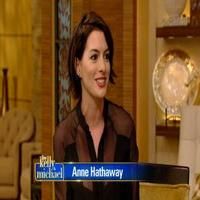 VIDEO: Anne Hathaway Reveals Where She Keeps Her Oscar Trophy on LIVE Video