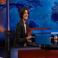 VIDEO: Anne Hathaway Can't Keep a Straight Face on THE DAILY SHOW