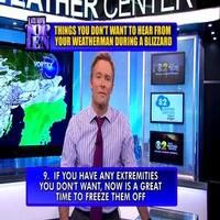VIDEO: LETTERMAN Presents 'Top 10 Things You Don't Want to Hear During a Blizzard'