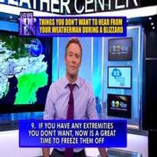 VIDEO: LETTERMAN Presents 'Top 10 Things You Don't Want to Hear During a Blizzard'
