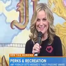 VIDEO: Amy Poehler Accepts Harvard's 'Hasty Pudding' Award