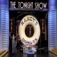 VIDEO: Jimmy Fallon Jumps Through LA Landmark Randy's Donut on TONIGHT Video