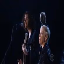 VIDEO: Hozier and Annie Lennox Perform 'Take Me to Church' on GRAMMYS