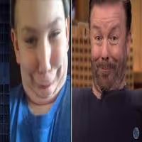 VIDEO: Ricky Gervais Pulls Wacky Faces on THE TONIGHT SHOW