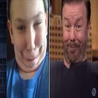 VIDEO: Ricky Gervais Pulls Wacky Faces on THE TONIGHT SHOW Video