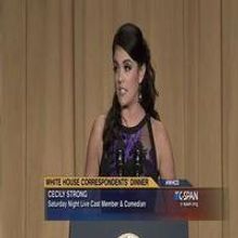 VIDEO: Cecily Strong Hosts WHCA Dinner; Comedy Guest Joins President Obama During…